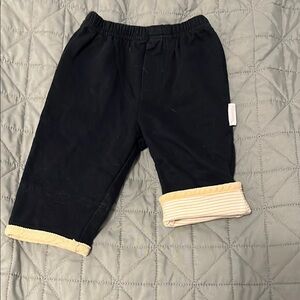 Black Kids Bottoms with Yellow Accents